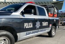 Caen cuatro por robo de material de construcción en San Andrés Cholula