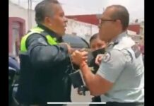 Agente de la Guardia Nacional agrede a tránsitos municipales