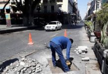 Rehabilitan calles del Centro Histórico previo a procesión 2022