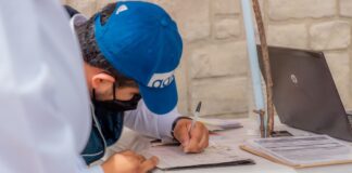 Despliega SMT dispositivo de inspección en el transporte público