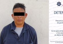 Detienen a sujeto por robo en agravio a gasolinera
