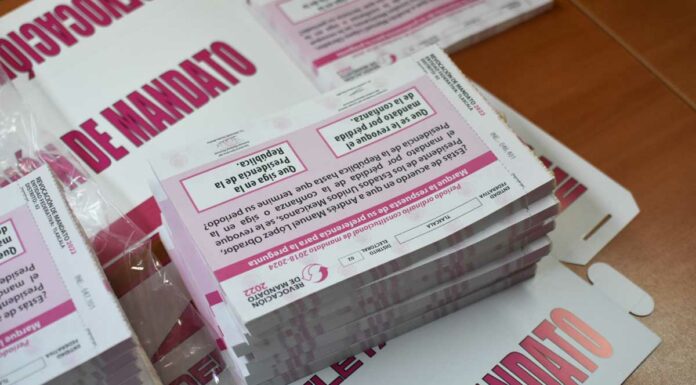 Más 3 mil mexicanos en el extranjero participan en la revocación Zapata