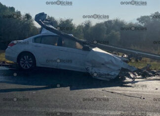 Fuerte accidente en la autopista Puebla – Tlaxcala deja 1 muerto y 3 lesionados El fuerte accidente ocurrió a 400 metros de la caseta de peaje con sentido a Puebla.