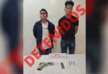 Arrestan a dos adolescentes con arma en San Pedro Cholula arma