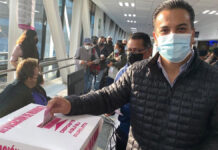 Damián Zepeda, senador del PAN, participa en la revocación de mandato Damian Zepeda