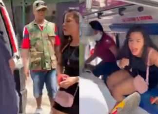 Mujer exige contraseña del celular a su novio pese a ser atropellado
