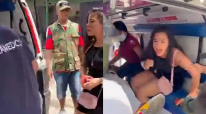 Mujer exige contraseña del celular a su novio pese a ser atropellado