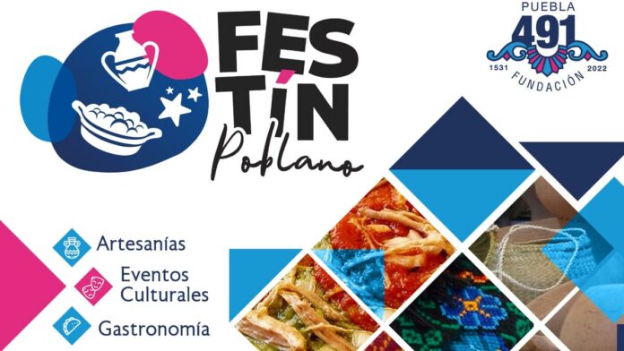 festin El Festín Poblano es un espacio donde las y los visitantes podrán encontrar diversos productos provenientes de las juntas auxiliar