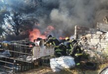 Bomberos sofocan incendio en la colonia Barranca Honda