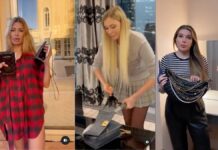 Influencers rusas destruyen bolsas de Chanel como señal de protesta
