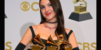 Olivia Rodrigo rompe un premio Grammy por accidente Olivia Rodrigo