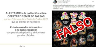 Alertan por falsas ofertas de empleo para el Palenque de Puebla