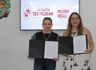 Texmelucan firma Convenio de Coordinación con Mejora Regulatoria con el Estado San Martín Texmelucan