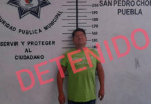 SSC detiene a un hombre por abuso sexual en San Pedro Cholula Policías de la Secretaría de Seguridad Ciudadana (SSC) de San Pedro Cholula aseguraron a Alfredo "N", de 44 años