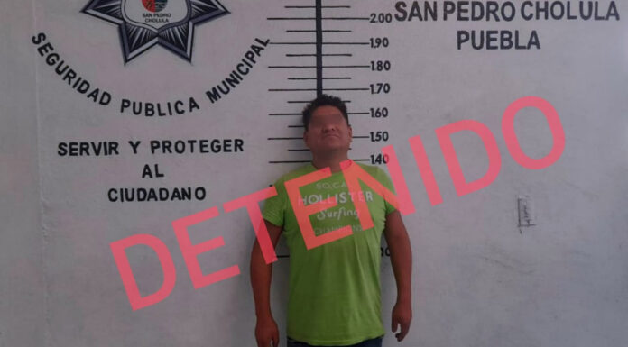 SSC detiene a un hombre por abuso sexual en San Pedro Cholula Policías de la Secretaría de Seguridad Ciudadana (SSC) de San Pedro Cholula aseguraron a Alfredo "N", de 44 años