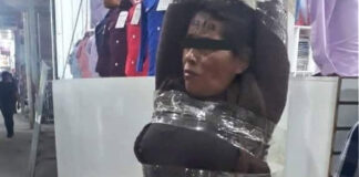 Tianguistas emplayan a presunta ladrona en Texmelucan Los tianguistas de diferentes organizaciones mantienen rondines de vigilancia en todas sus áreas.