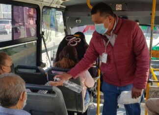 Checan medidas sanitarias en 893 unidades de transporte Unidades