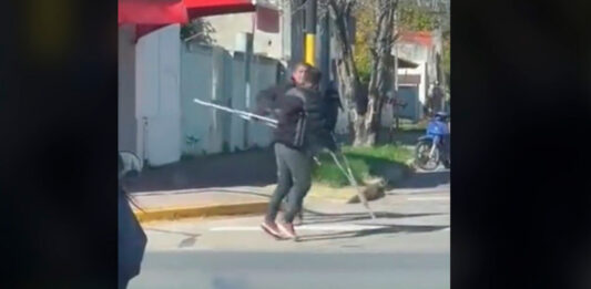 conductor pelea discapacitado