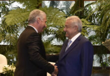 Díaz-Canel y López Obrador firman convenio por la Salud En medio de la tristeza que hay hoy en Cuba, tenemos muchas razones para sentirnos contentos con su visita”, expresó Díaz-Canel.