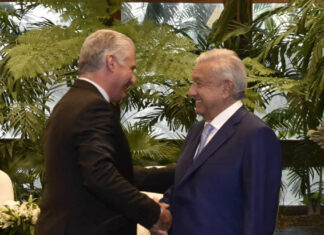 Díaz-Canel y López Obrador firman convenio por la Salud En medio de la tristeza que hay hoy en Cuba, tenemos muchas razones para sentirnos contentos con su visita”, expresó Díaz-Canel.