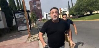 Conductor agrede a pareja con un martillo en San Luis Potosí