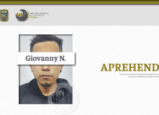 Recapturan a hombre que ahorcó y golpeó a su pareja sentimental Agentes investigadores de la Fiscalía de Puebla ubicaron a este hombre y lo aprehendieron en el municipio de San Pedro Cholula.