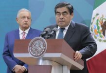 En Puebla se gobierna sin distracciones: Barbosa a AMLO Puebla