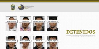 Aseguran en Tochtepec a 8 sujetos por asesinato doble Tochtepec