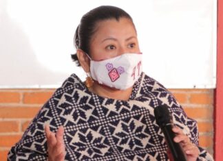 Incita Inés Parra conflictos e ingobernabilidad en Coyomeapan