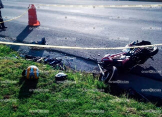 Motociclista muere al derrapar en Periférico Ecológico motociclista periférico
