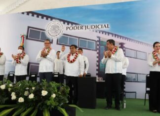 Ofrece Barbosa apoyar en construcción de sedes del Poder Judicial