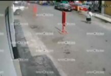 Captan en video el robo de un auto en Mercado Hidalgo