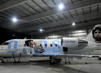 Tango D10S, el avión inspirado en Maradona para el Mundial