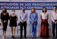 Concluye San Andrés Cholula 43 procedimientos judiciales no contenciosos