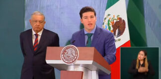 AMLO respalda a Samuel García: “tenemos que trabajar juntos”, dice “Expresar todo nuestro apoyo al gobierno de Nuevo León, tenemos que trabajar juntos en beneficio de la la gente, del pueblo”, dijo AMLO.