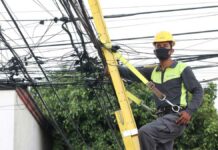 Ya suman 20 mil metros de cableado reordenados en Puebla Cableado