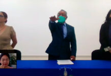 Lilia Cedillo toma protesta a director de Preparatoria Cabrera de Tecamachalco cabrera