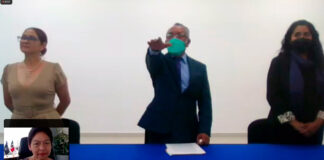 Lilia Cedillo toma protesta a director de Preparatoria Cabrera de Tecamachalco cabrera