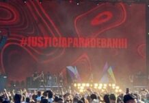 Danna Paola pide justicia por Debanhi en Tecate Emblema