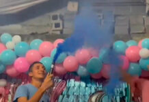 ¡Sorpresa! joven se desmaya al saber el sexo de su bebé joven desmayó