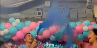 ¡Sorpresa! joven se desmaya al saber el sexo de su bebé joven desmayó