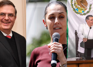 PRI denuncia a Ebrard, Sheinbaum y Augusto López ante el INE PRI INE Ebrard Sheinbaum