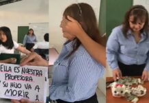 Jóvenes donan dinero a su maestra para las quimioterapias de su hijo