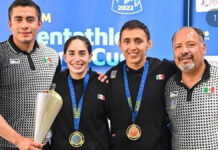 Pentatletas mexicanos se llevan el oro en Copa del Mundo Bulgaria 2022 Los pentatletas mexicanos Tamara Vega y Emiliano Hernández se impusieron ante Corea del Sur y Turquía en la Copa del Mundo Bulgaria 2022.