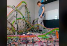 ¡Wow! Artista crea montaña rusa con impresora 3D montaña rusa impresora 3d