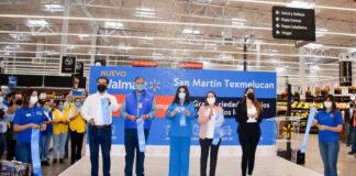 Inaugura Norma Layón tienda Walmart en Texmelucan norma