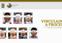 FGE obtiene vinculación a proceso contra siete personas por robo Los siete imputados quedaron vinculados a proceso por el Juez de Control, informó la Fiscalía General del Estado.