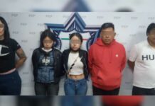 Detienen a 5 por robo a transeúnte cerca de Los Fuertes Robo