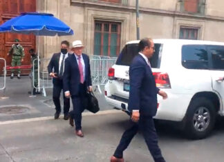 Ken Salazar visita a AMLO previo a postura sobre Cumbre de las Américas Ken Salazar Palacio Nacional