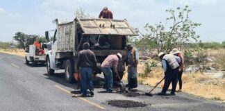 Intervienen tramos carreteros en 3 municipios tramos